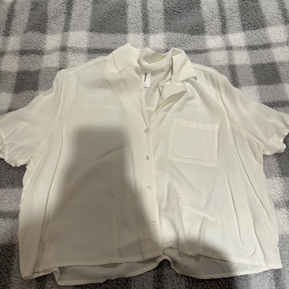 Abound White Button-Down Shirt